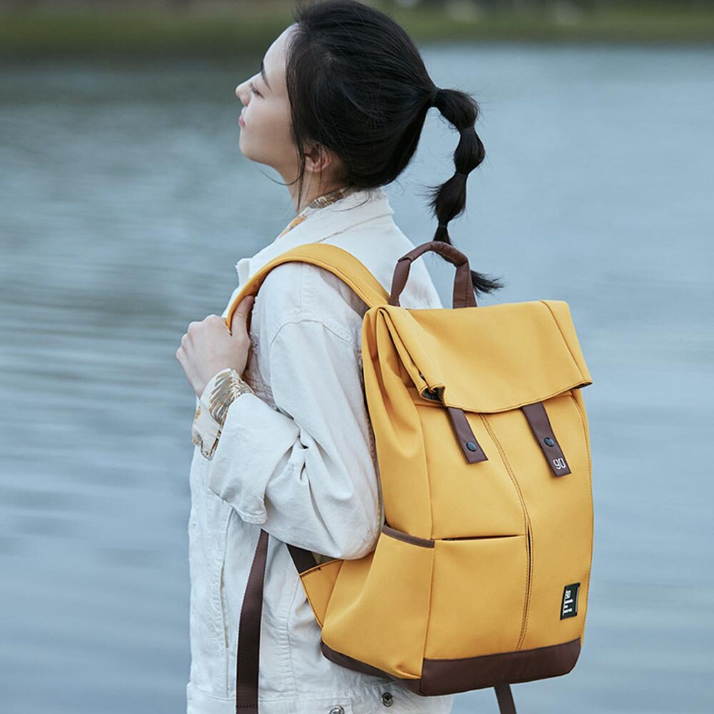 Large Minimalist Utility Backpack - Yellow