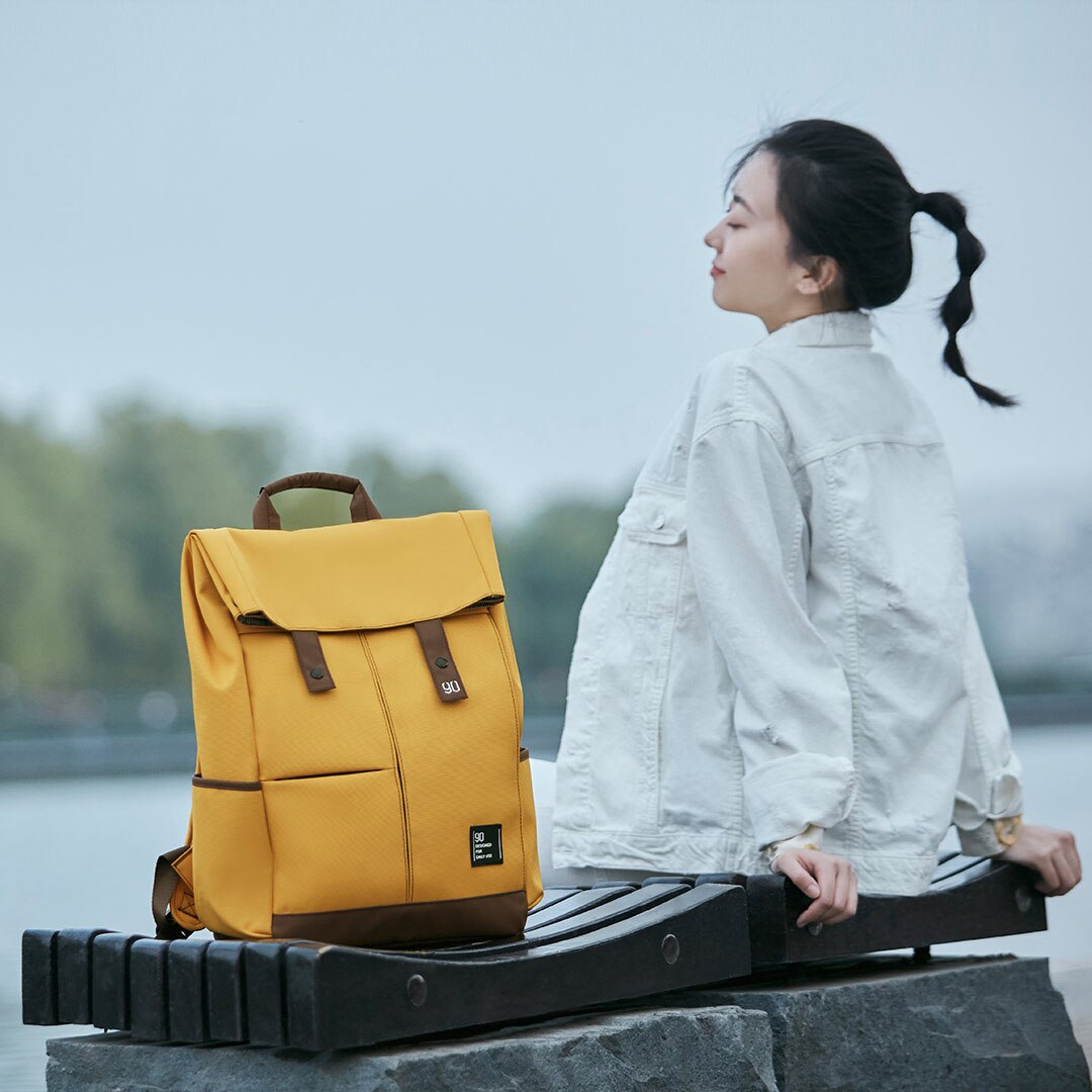 Large Minimalist Utility Backpack - Yellow